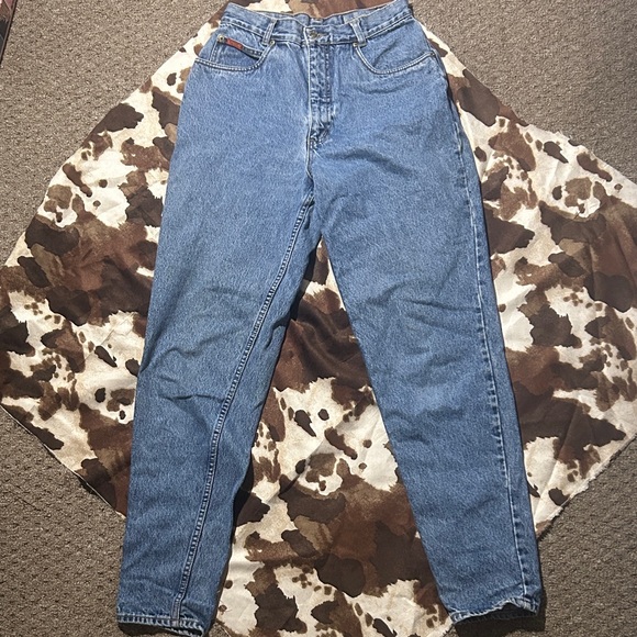Vintage Lawman High Waisted Blue Jeans 26/30 - Picture 1 of 6
